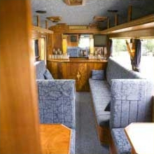 Inside The Wedgwood Carriage  - Essex Luxury Minicoaches